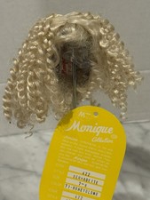 Monique 422 HONEY BLOND TIGHT SPIRAL CURL DOLL WIG Size 7-8 Bernadette Tag