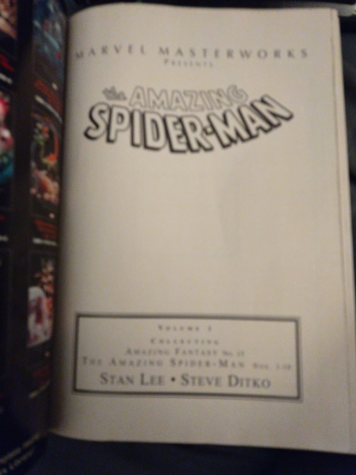 Marvel Masterworks: The Amazing Spider-Man Vo1. 1 - 2nd printing 2011