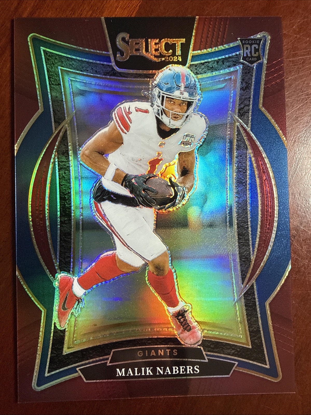 2024 Panini Select - Concourse Malik Nabers #29 Maroon Prizm /149 (RC)