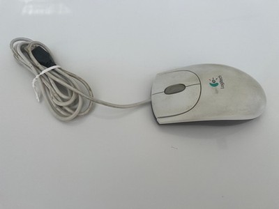 Logitech Optical Mouse w/ Scroll Wheel - White