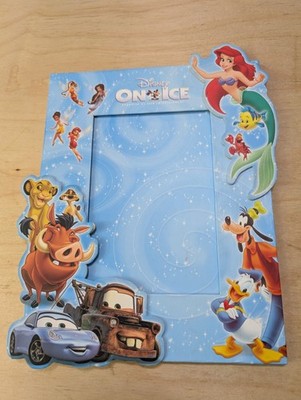 Vintage Disneyland Resort Picture Frame Little Mermaid, Lion King, Cars