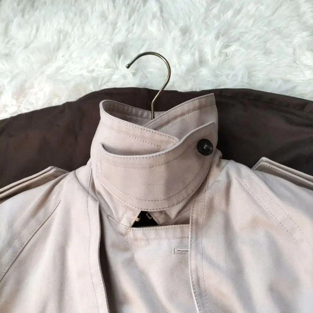 GUCCI Flora Bamboo Trench Lungo Cintura Fodera Cuore Beige Taglia M Ottimo JP