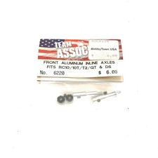 Rare NOS Team Associated 6220 Front Aluminum Inline Axles RC10 10T T2 GT DS