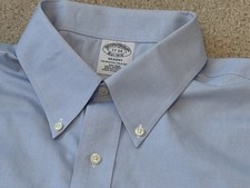 Brooks Brothers Regent Men s Blue Dress Shirt 17-34