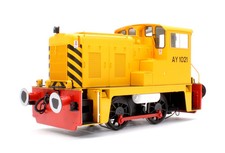 Heljan 2875 Class 02 Industrial Yellow AY1021 (Wasp Stripes) Diesel Locomotive