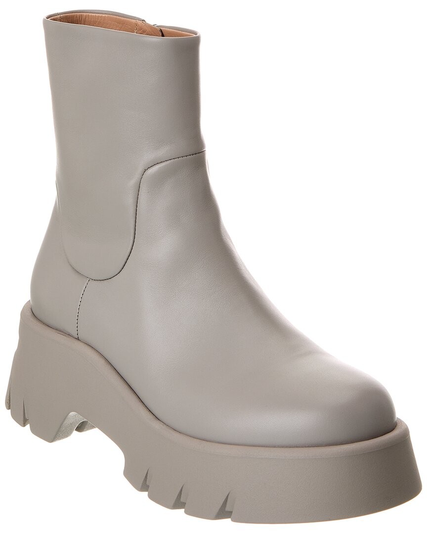 Gianvito Rossi Montey Leather Boot Womens Grey 41 80990₽