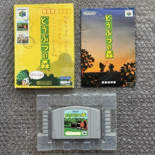 Nintendo 64 N64 Animal Crossing Doubutsu No Mori Complete CIB Japan | US SELLER