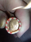 WHEAT PENNY ROLL WITH A UNKNOWN BU WHEAT PENNY SHOWING
