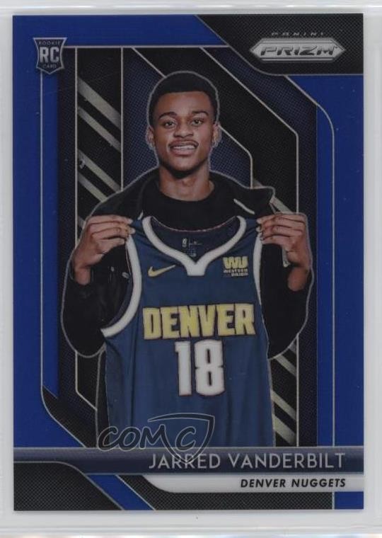2018-19 Panini Prizm Blue Prizm 133/199 Jarred Vanderbilt #42 Rookie RC 14cm