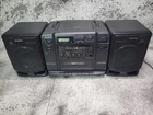 Vintage Sony CDF-530 Mega Bass Cd Player FM/AM Cassette Boombox !READ!