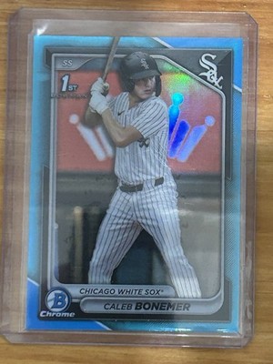 2024 Bowman Draft - Chrome Caleb Bonemer #BDC-31 Sky Blue Refractor (RC)