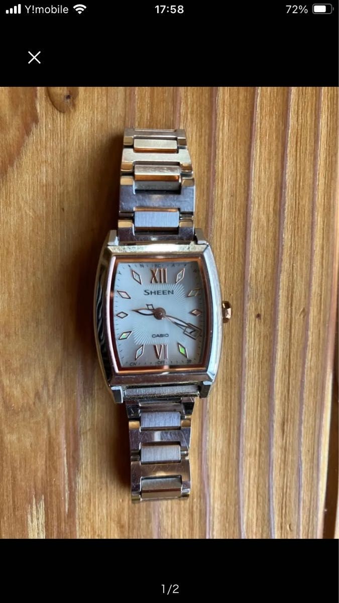 Precio Negociable Reloj Mujer CASIO SHEEN Cuadrado Tipo Plata X Oro Rosa