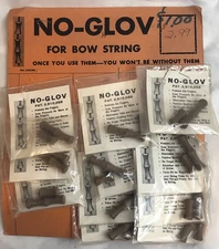 Vintage NO-GLOV Finger Savers 11-Packs on Original Card NOS Archery Accessory