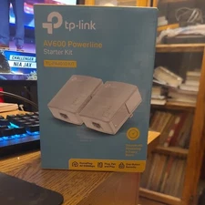 TP-Link AV600 Powerline Starter Kit - White