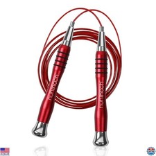 Turbocharged Jump Rope - Self-Locking, Weighted, 360  Rotation, Non-Slip Grip