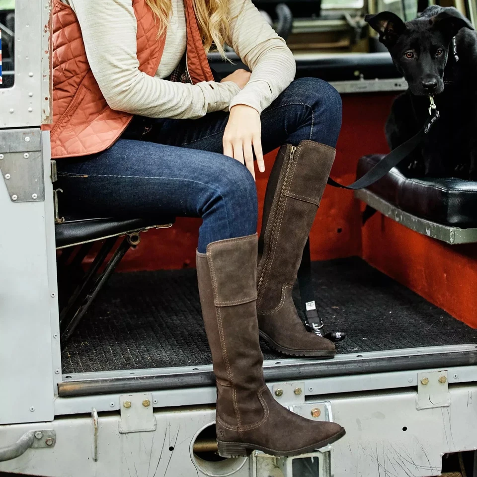 Ariat Sutton H20 Langstiefel taupe braun Gr. EU 38,5 UK 5,5 Yard Country Damen