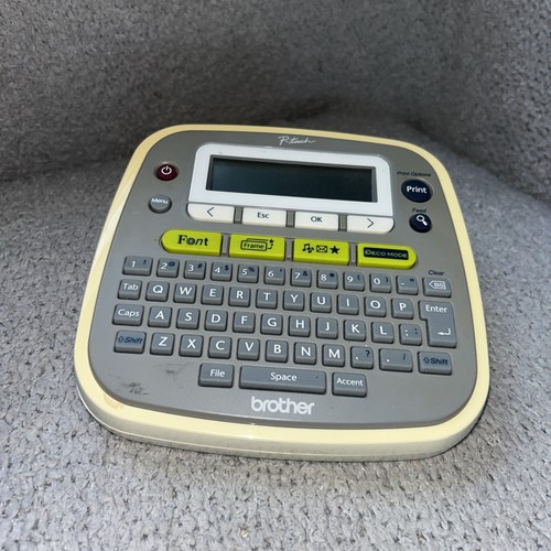 BROTHER P-TOUCH PT-D200 LABEL MAKER WRITER missing cord works amazing WOW