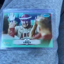 Mike Trout 2025 Topps Stadium Club Turquoise Parallel 44/99 Angels Great