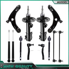 For 2006-2015 Toyota Yaris Front Rear Struts Shocks Control Arm Tie Rod Sway Bar