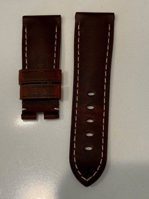 Authentic NEW Panerai 22/20 BROWN LEATHER QUICK RELEASE PAM CLICK $375.00 Retail