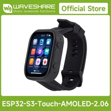 Waveshare ESP32-S3 2.06inch AMOLED Touch Watch Development Board 32-bit LX7