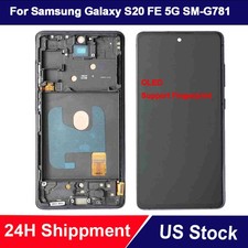OLED For Samsung Galaxy S20 FE 5G SM-G781U1 LCD Display Touch Screen Frame