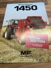 Massey Ferguson 1450 Round Baler Sales Brochure Flyer Leaflet Original MF
