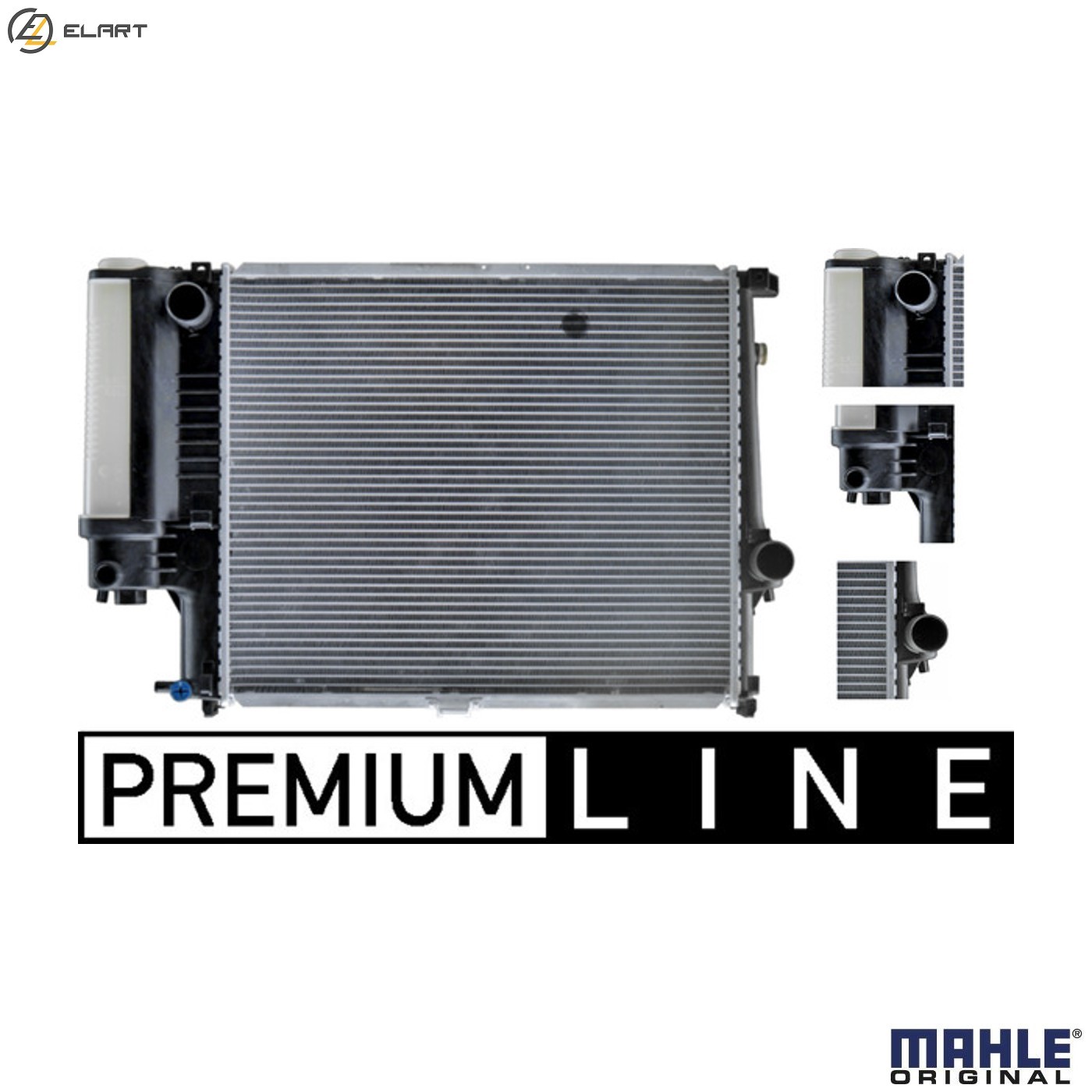 RADIATOR ENGINE COOLING CR 327 000P FOR BMW M43B18 M40B18 1.8L 4cyl 5 E34 2.0L