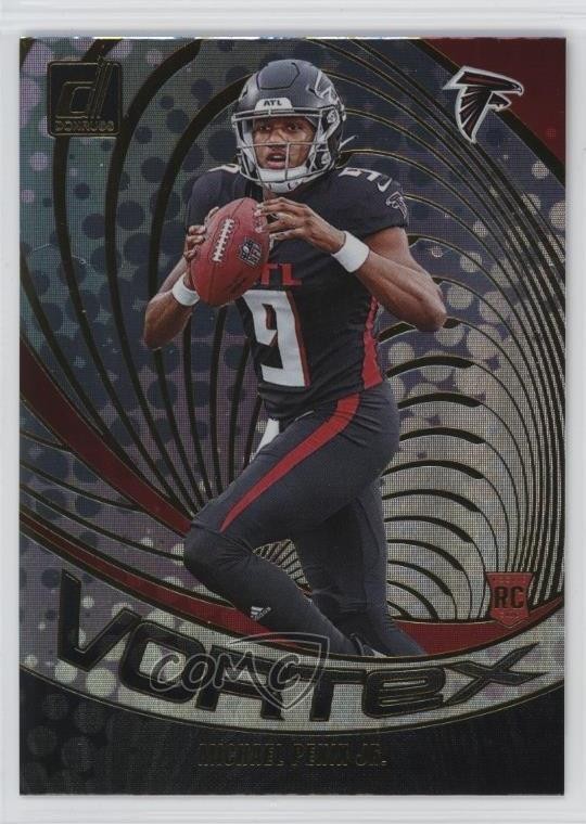 2024 Panini Donruss Vortex Michael Penix Jr #VOR-MPJ 1hu5