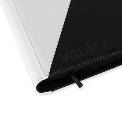 Vault X Exo-Tec Zip Binder XXL SV10.5 16 Pocket Black Bolt White