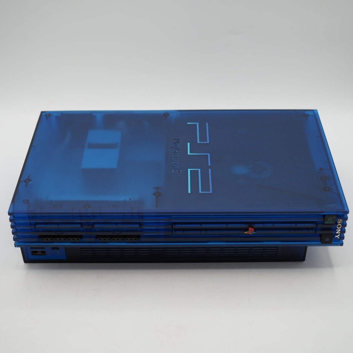 Sony PlayStation 2 Console system SCPH-37000 L Boxed OCEAN BLUE