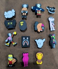 KAWS Hype Crocs SHOE CHARMS Pack of 14