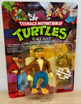 Teenage Mutant Ninja Turtles - Ace Duck Actionfigur - 1989 Playmates Brandneu