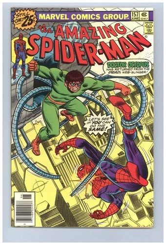 Amazing Spider-Man 157 (VF) Doctor Octopus! Len Wein 1976 Marvel Comics i846