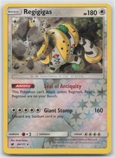 SM - Crimson Invasion Regigigas 84/111 Holo Rare Pokemon NM