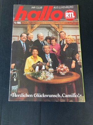 hallo RTL Radio Luxemburg Magazin 1/1986 mit FELGEN Helga Guitton HECK Ramsey