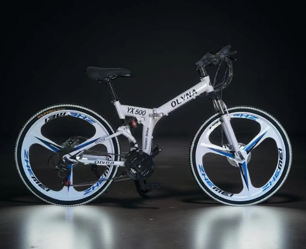 Vélo Bicyclette VTT Pliable 26 pouces Tout Terrain Balade pliante Cadeau Shimano - Photo 4/4