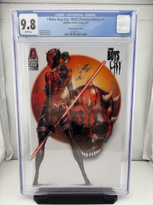 I Make Boys Cry #1 NYCC Preview Edition - Jamie Tyndall Darth Maul Cover CGC 9.8