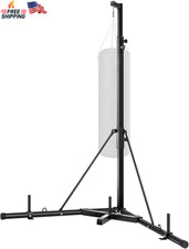 Height Adjustable Foldable Heavy Duty Boxing Punching Bag Stand Steel Sandbag Ra