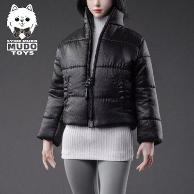 Mudo Toys 1/6 CTC-013 Black Down Jacket Coat F 12in Super Action Figure Body Toy