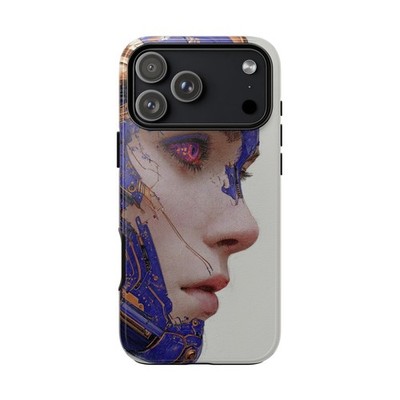 Purple Copper Sci-fi Girl | Tough Phone Case | iPhone, Galaxy, Pixel