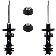 2 Stossdämpfer 2 Domlager Vorderachse für Fiat Punto Evo für Opel Corsa D vorne