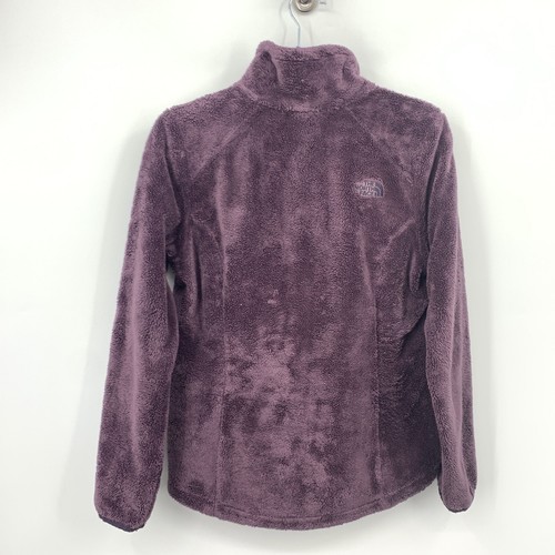 The North Face Women Medium Jacket Purple Oso Fleece Coat Zip Front Sherpa - Picture 6 of 10