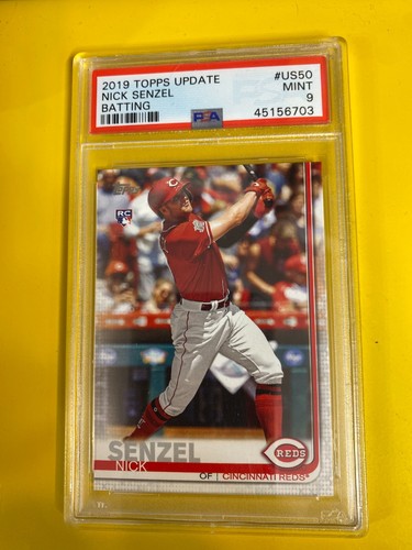 RS12414  2019 Topps Update #US50 Nick Senzel  ROOKIE PSA 9 - Foto 1 di 1
