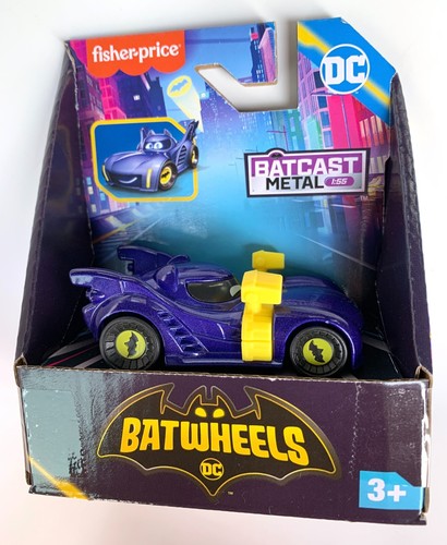 Fisher-Price Batwheels 1:55 Scale Car BAM the BATMOBILE with Utility Belt - 第 1/3 張圖片