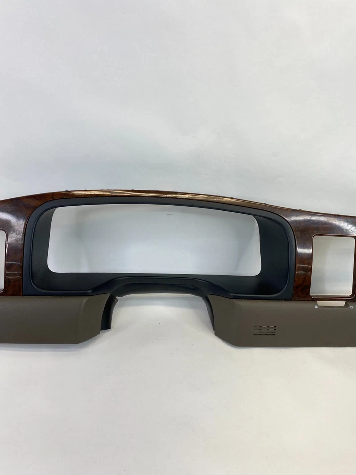 1998-2002 Lincoln Town Car Dash Instrument Panel Cluster Bezel Cover Trim OEM Foto 4 de 4