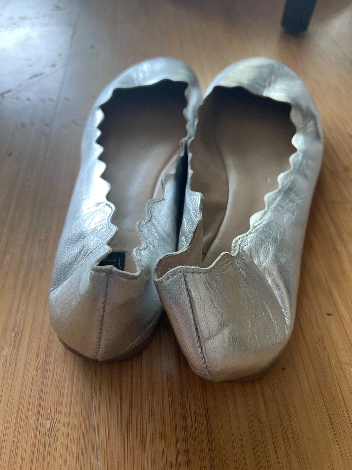 ballerines g.i.l.i argent brillant vague comme jolie ballerine dior Roger vivier 39