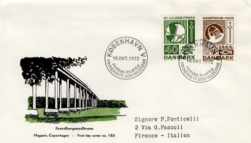 DENMARK  1972 Highway Engineering  FDC4241