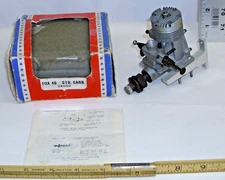 FOX 40 RC ENGINE FOR GAS AIRPLANE OR TETHER CAR BOXED WITH MOUNT