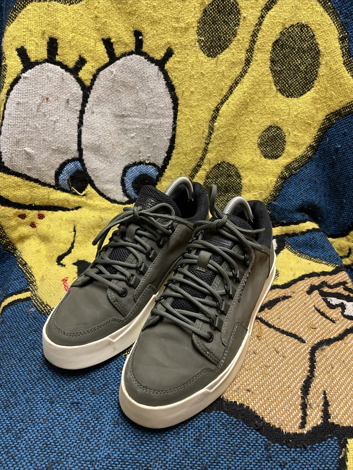 G-Star Raw Rackam Vodan Low-Top Sneakers Olive Men's Size